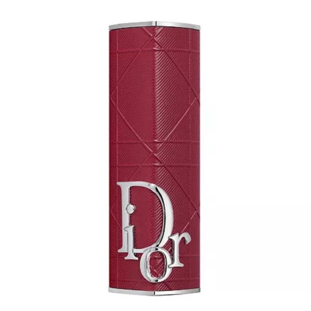 🛍️Dior Addict Dior Lipstick Holder with Silver Detail - Brick Cannage Color